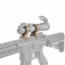 Кольца для прицела (WADSN) M10 1 inch to 30mm (DE) с уровнем
