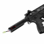 Страйкбольный автомат (G&G) GC16 Warthog 9 inch AEG металл (Black)