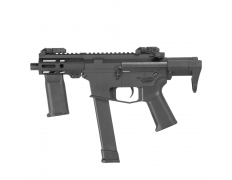 Страйкбольный пистолет-пулемёт (S&T) EMG Angstadt Arms SCW-9 4 inch G3 AEG (Black)