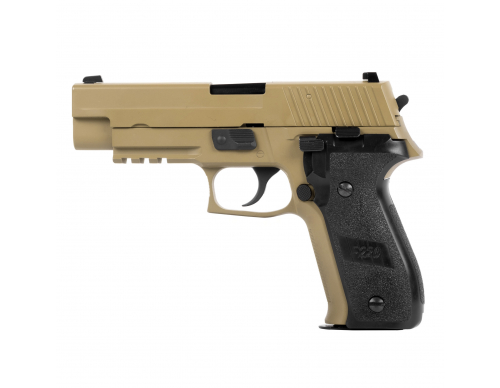 Страйкбольный пистолет (WE) P226 Rail MK-25 металл (TAN)